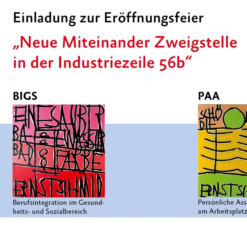 Einladung Eroffnung Industriezeile Fb Miteinander Gmbh