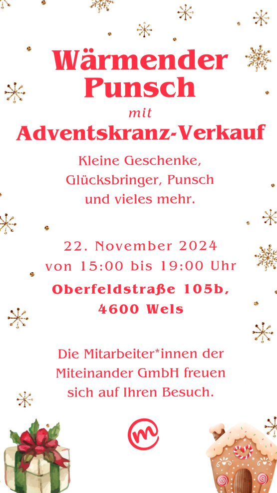 Freitag, den 22. November 2024 Oberfeldstraße 105b, 4600. Wir freuen uns auf Ihren Besuch.